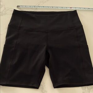 Zella Black Bike Shorts with Pockets